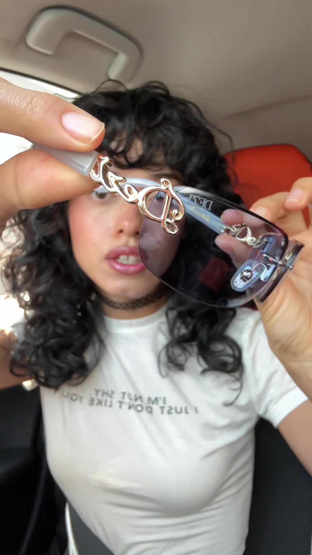 TikTok post by @yadeemua for DEZI. Caption reads: NEW! limited Quantities! @DEZI EYEWEAR by @Desi....