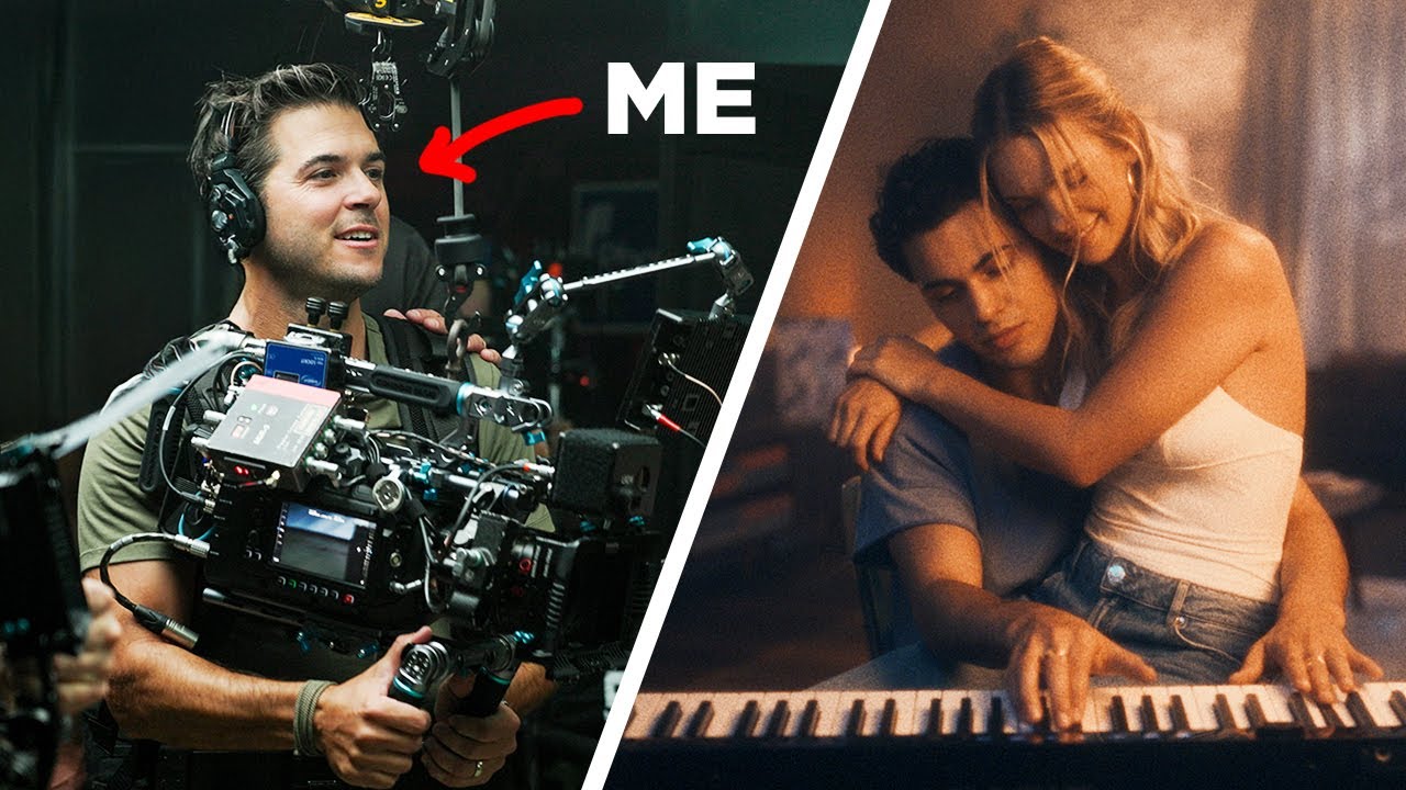 YouTube post by @DavidManningvlog for Ulanzi. Caption reads: THREE THINGS I LEARNED on my First Hollywood Music....