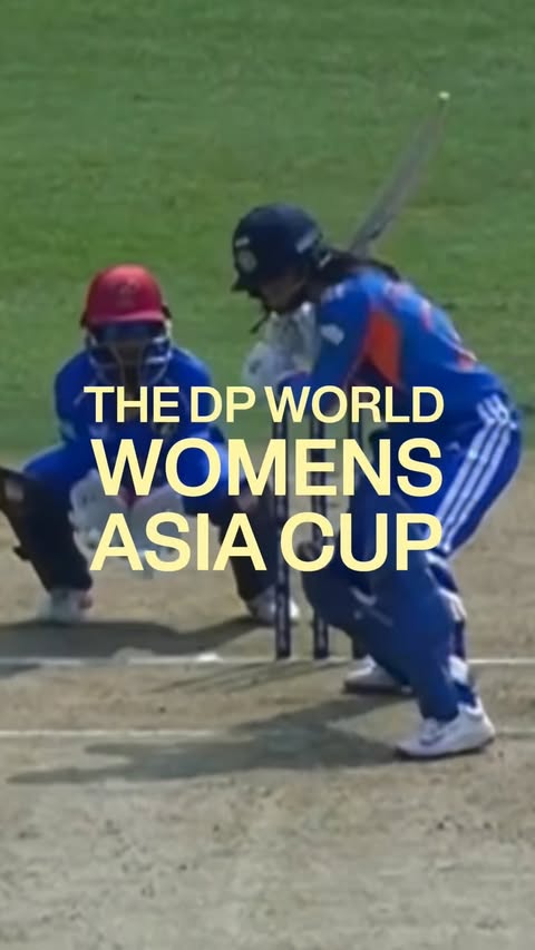 Instagram post by @katriel_335 for DP World. Caption reads: The @dpworld Women’s Asia Cup is HEREEEE 🏏 Book....