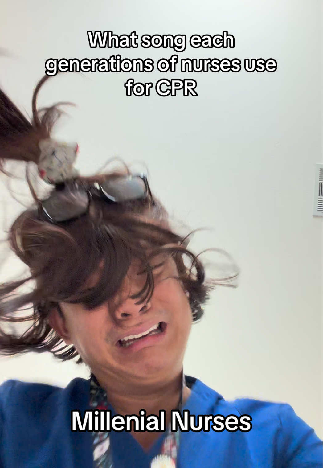 TikTok post by @nurse.johnn for Fabletics. Caption reads: There’s always gonna be something for someone all....