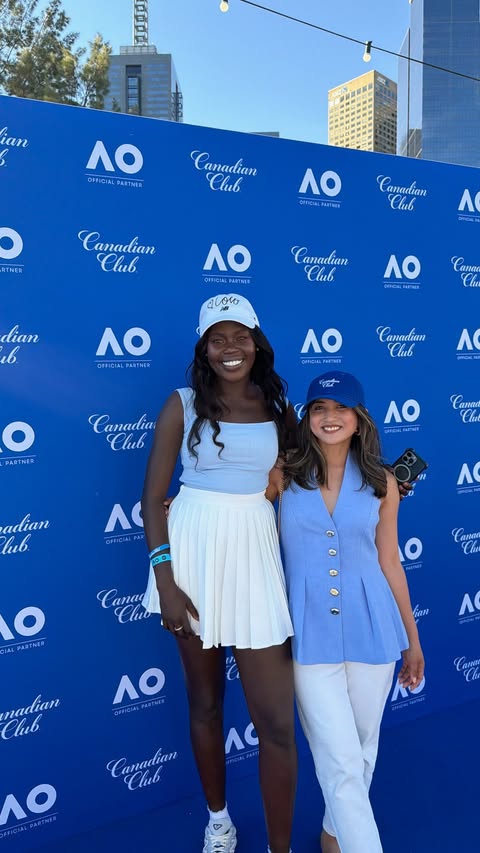 Instagram post by @akecmakurchuot for Australian Open. Caption reads: From match point to party mode....