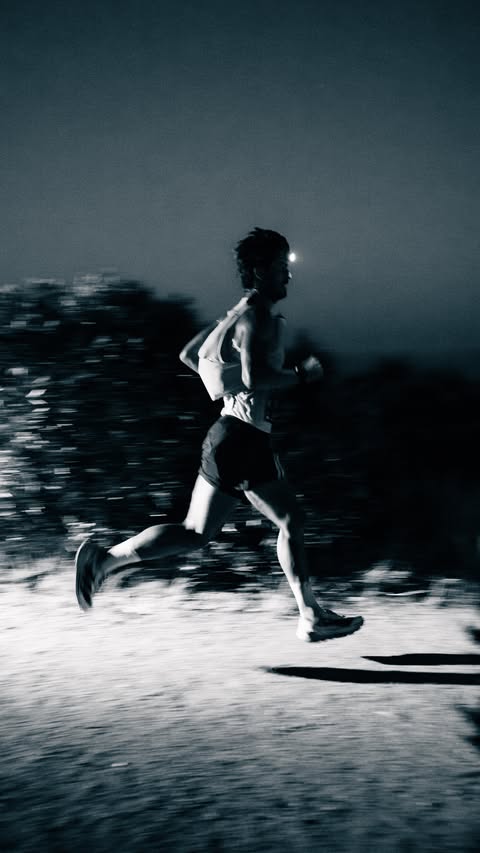 Instagram post by @macy_pacy for adidas TERREX. Caption reads: [...] #mountainrunning #skyrunning @adidasterrex....