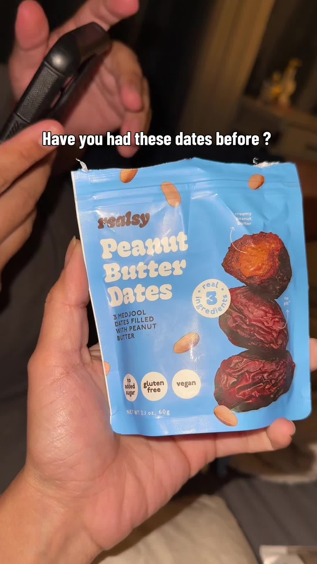 TikTok post by @sandy_vela for Realsy. Caption reads: @realsy foods 🤩 try these draws you guys ! .