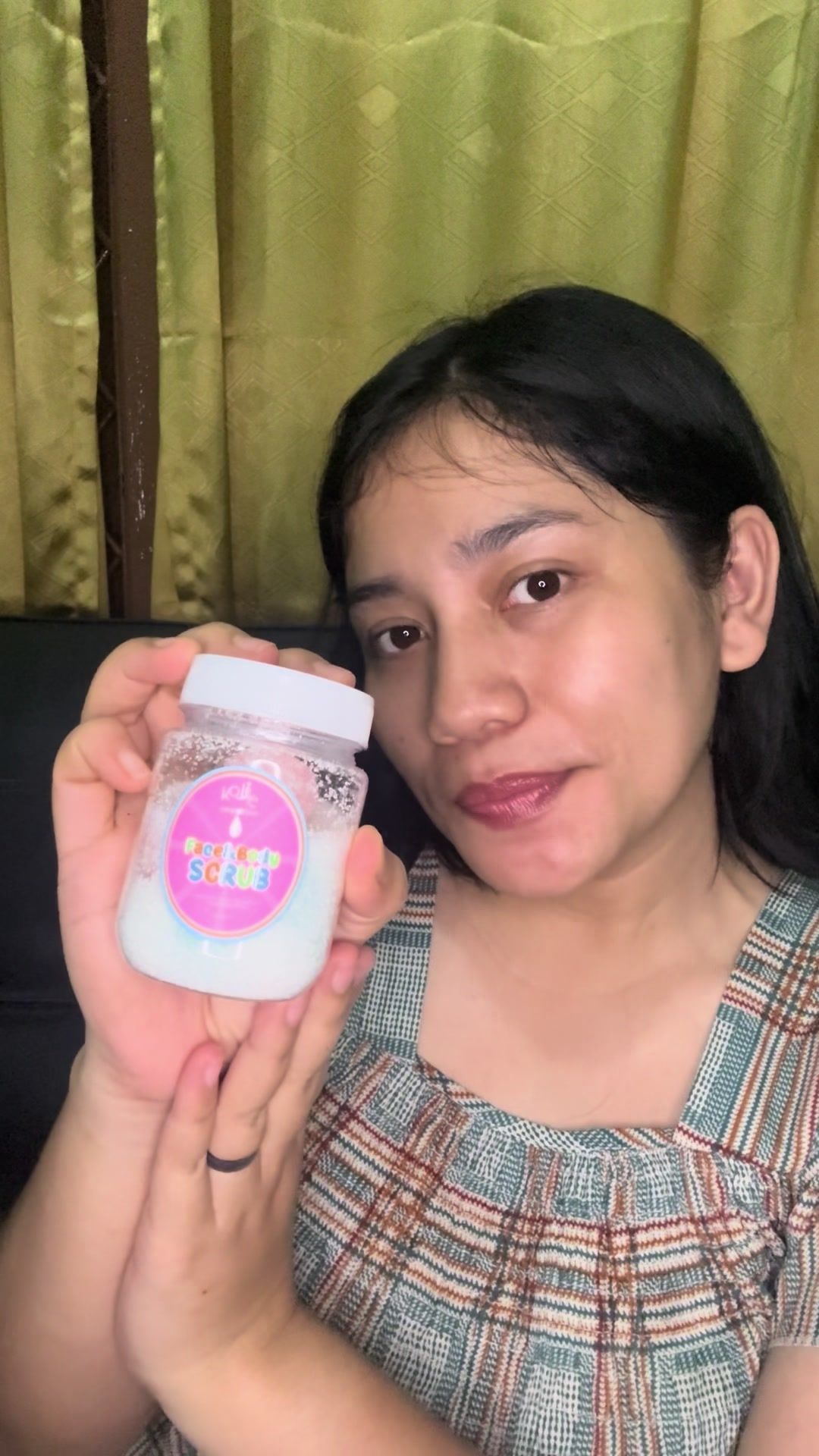 TikTok post by @nataliamanrucahaya for Kojic Plankton Original. Caption reads: [...] ada di scrub Kojic Plankton @Kojic Plankton....