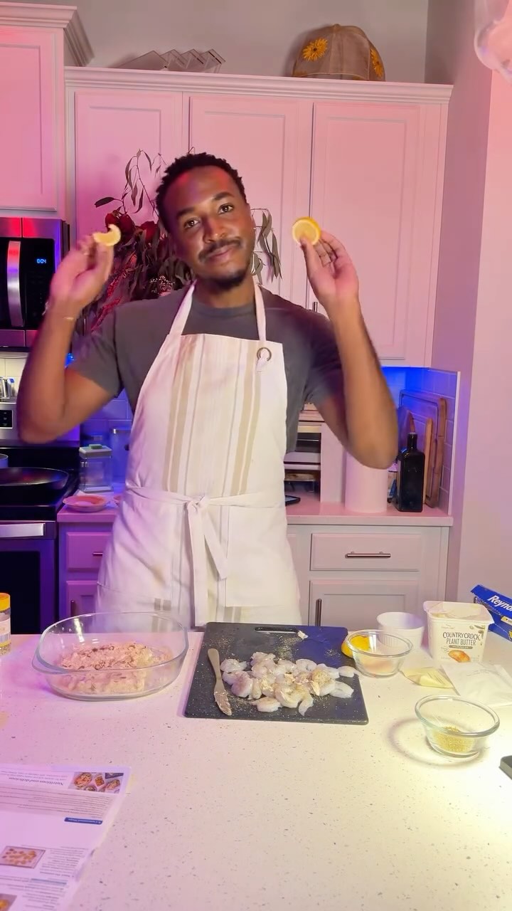 Instagram post by @channdaily for Blue Apron. Caption reads: And before you ask where the asparagus went, let’s....