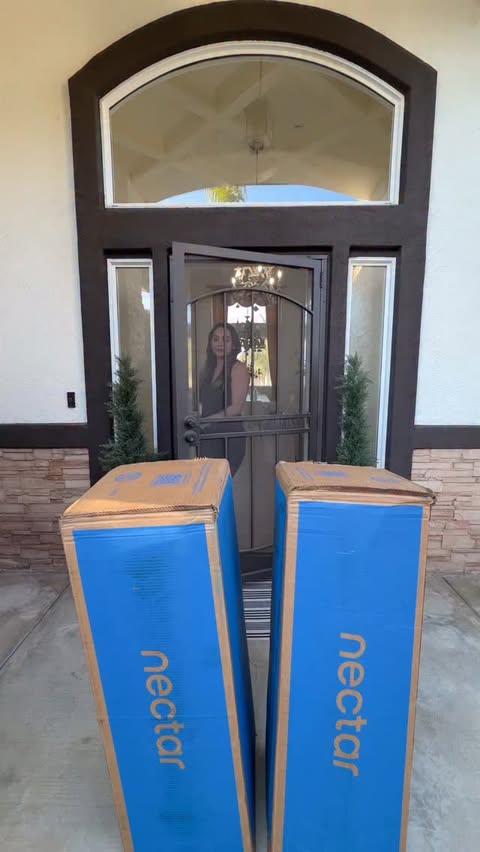 Instagram post by @dianazbayz for Nectar Sleep. Caption reads: [...] sleep schedules 😉 Save up to 50% off....