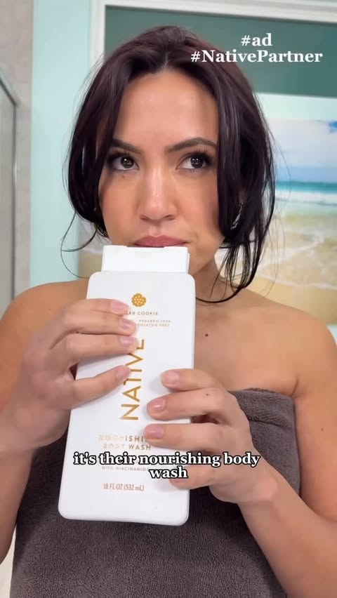 Instagram post by @jennifer_hilbert for Native. Caption reads: #ad #NativePartner @native sweetest combo -....