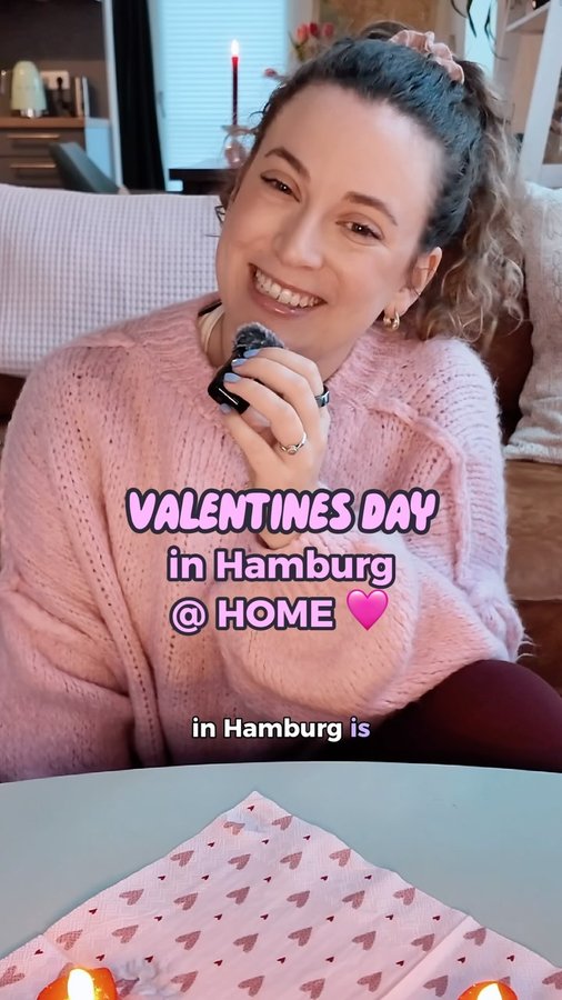 Instagram post by @hannahshamburg for Lieferando. Caption reads: Anzeige WIN a 100 € Lieferando Gutschein, all you....