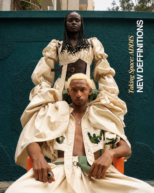 Instagram post by @mrfashionscout for British Council. Caption reads: TAKING SPACE: ADDIS NEW DEFINITIONS Who gets to....