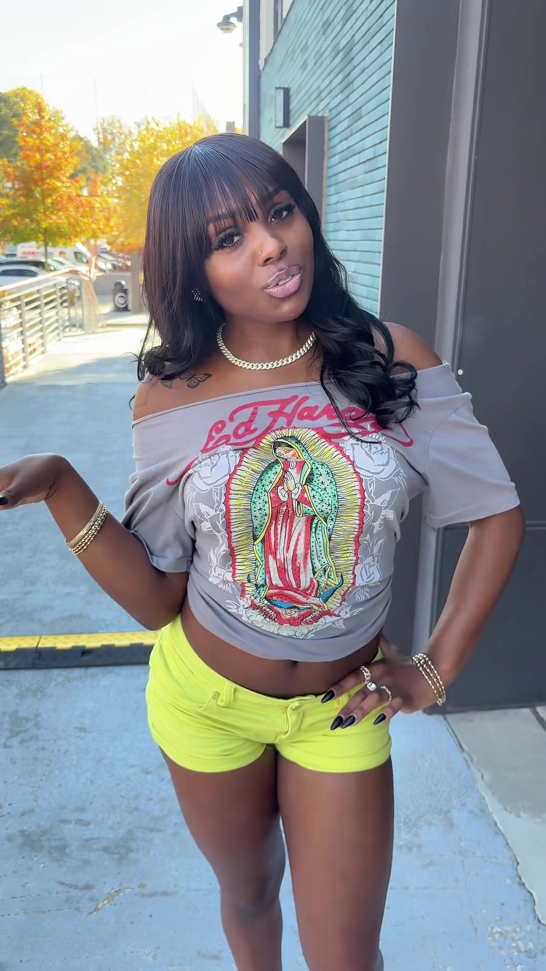 TikTok post by @tharealbri3 for iHeartRadio. Caption reads: i love atl thank you @iHeartRadio 😩.