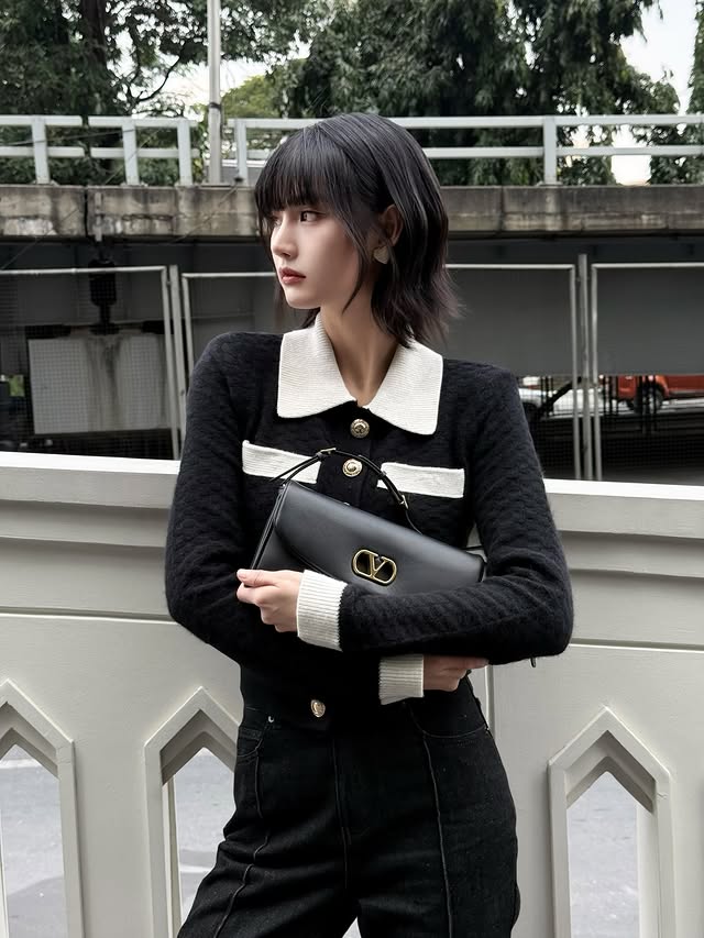 Instagram post by @gracebudsarin for Valentino. Caption reads: In my own lane,....