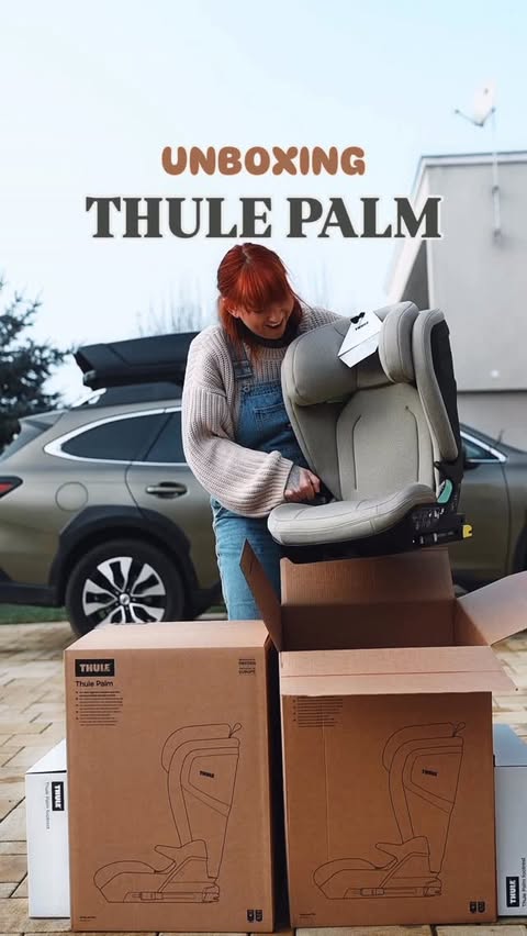 Instagram post by @toto_je_nas_svet for Thule. Caption reads: Thule Palm je novinkou u @thule a ja som rad,....