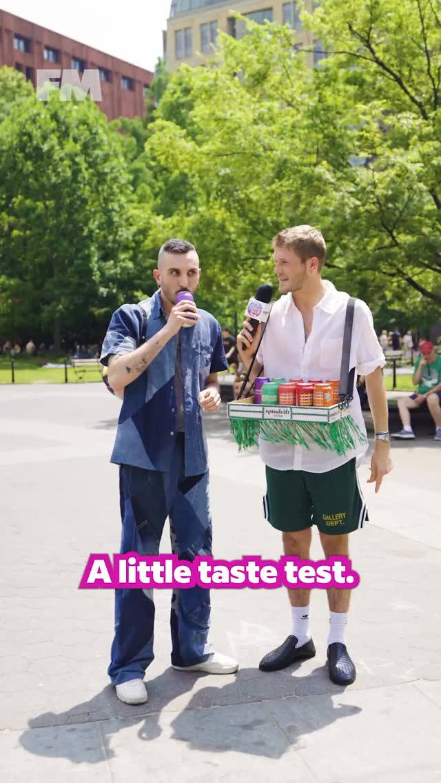 Instagram post by @whatspoppin for Spindrift. Caption reads: Right here, right now - Spindrift Soda® is THE....