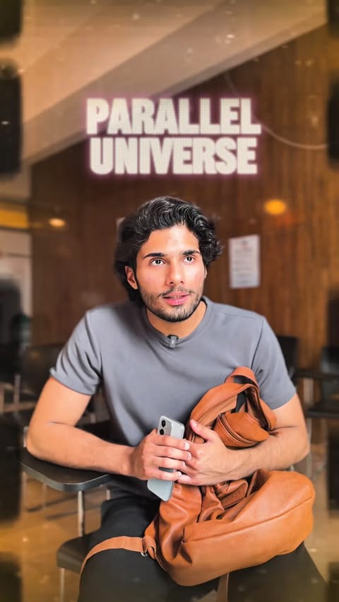Instagram post by @hsaanio for OPPO. Caption reads: [...] iss universe mein kab hongi😭??? But Oppo ka....