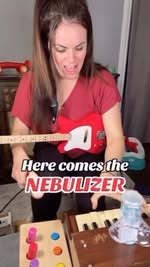 Instagram post by @bigmerla for Frida Baby. Caption reads: [...] paralyzed but I seem to be struck by....