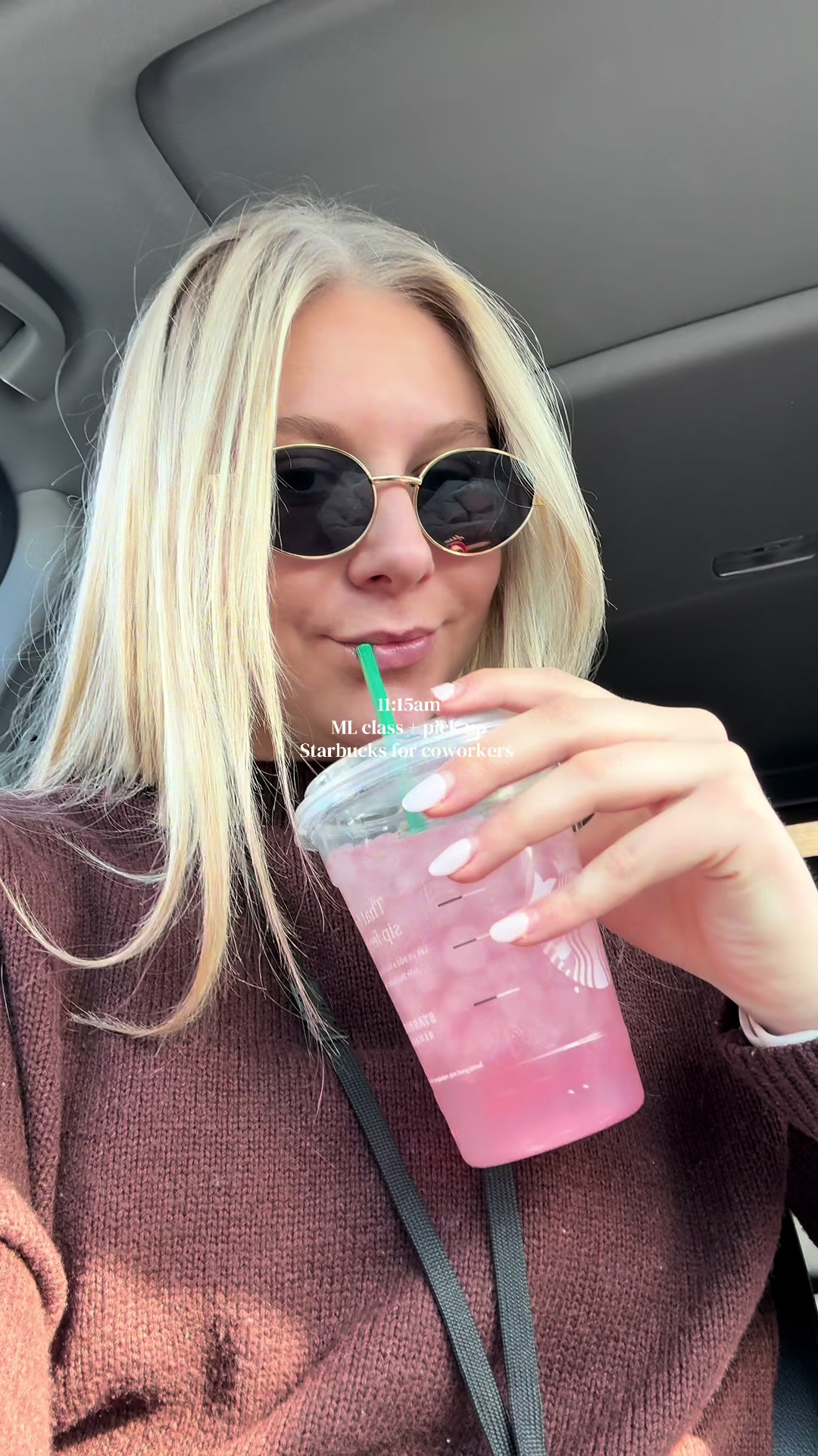 TikTok post by @sydneyschomaker for Bala. Caption reads: [...] @Hatch for Sleep @Owala @Life Time @BALA US....