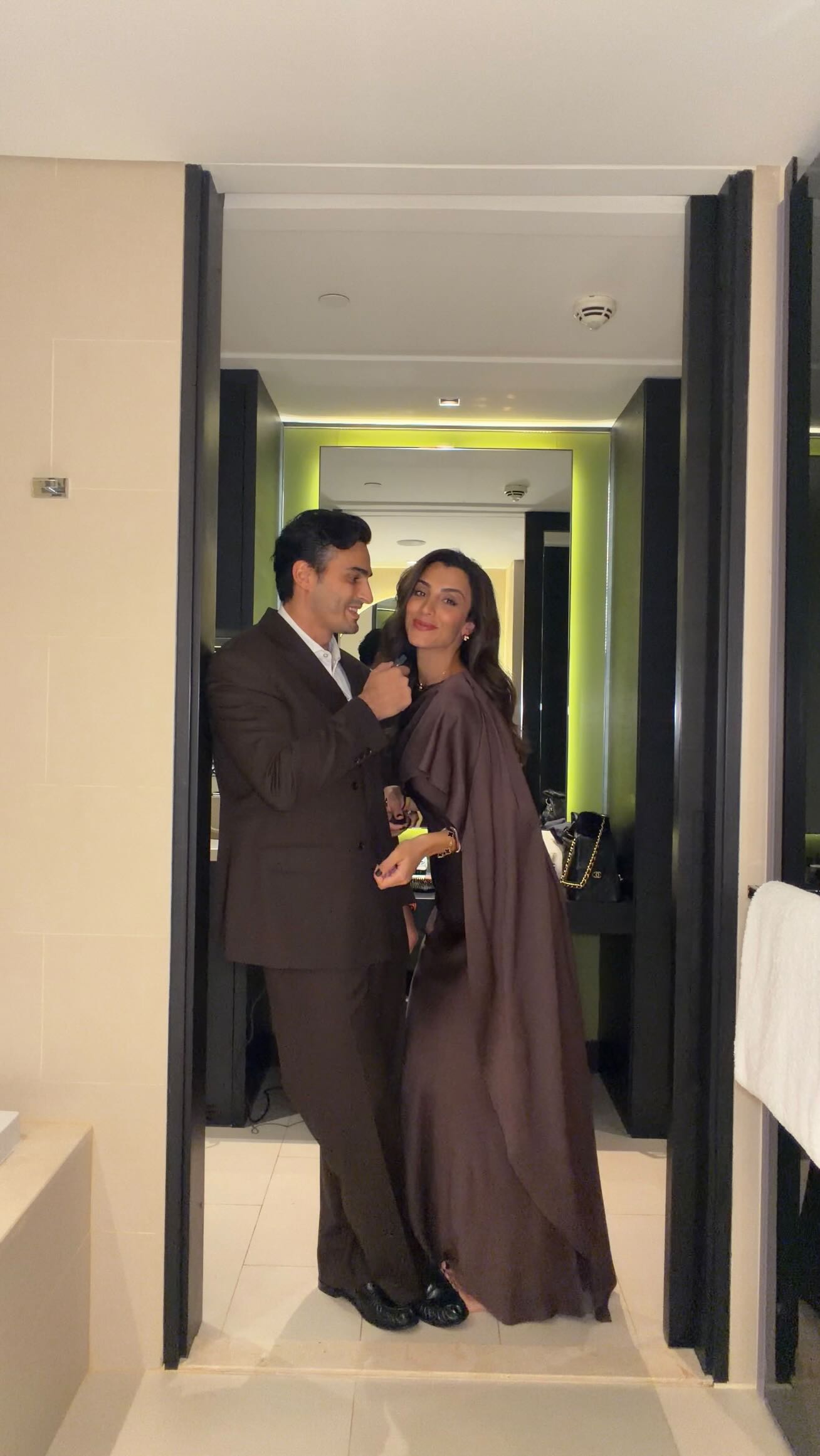 Instagram post by @aliandwalaa for Hublot. Caption reads: [...] بالوقت الصح🤍
Zero filters; Episode 3....