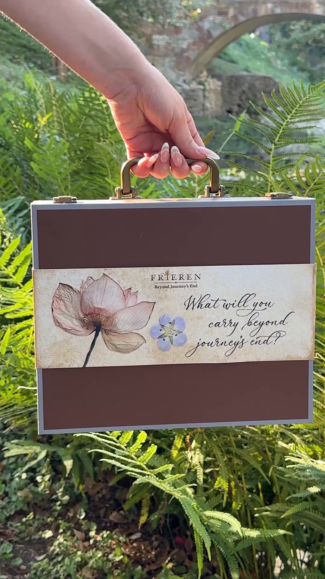 Instagram post by @mmmallorie for Crunchyroll. Caption reads: Join us as Mallorie Rodak (EN Voice of Frieren)....