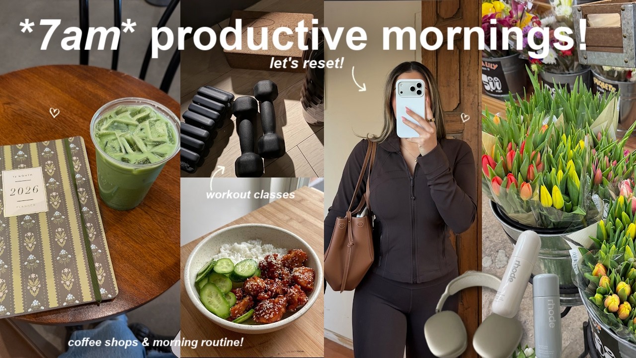 YouTube post by @KarlaEspinosa for BURGA. Caption reads: *7AM* productive days in my life!🌤️🧺 reset....