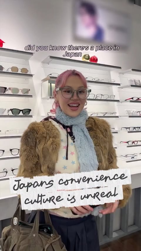 Instagram post by @mikabryony for Zoff. Caption reads: Came into Zoff for glasses. Left with a new....