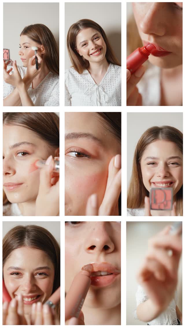 Instagram post by an influencer for Dior Beauty. Caption reads: [...] #DIORBACKSTAGE #DIORMAKEUP @diorbeautylovers....
