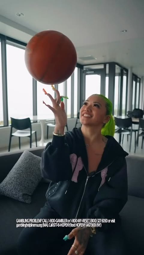 Instagram post by @infamouskayce for DraftKings Sportsbook. Caption reads: it’s officially ✨shoot your shot✨ season -....