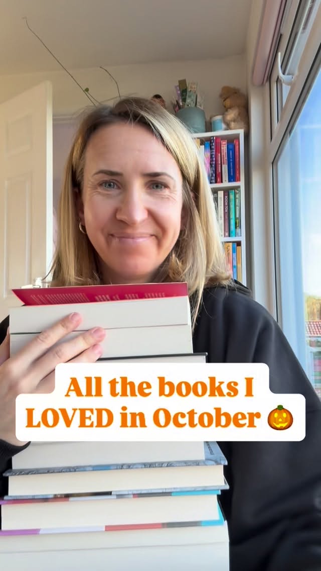 Instagram post by @tillylovesbooks for Viking Books. Caption reads: Wow - what a month October was! Not only did I....