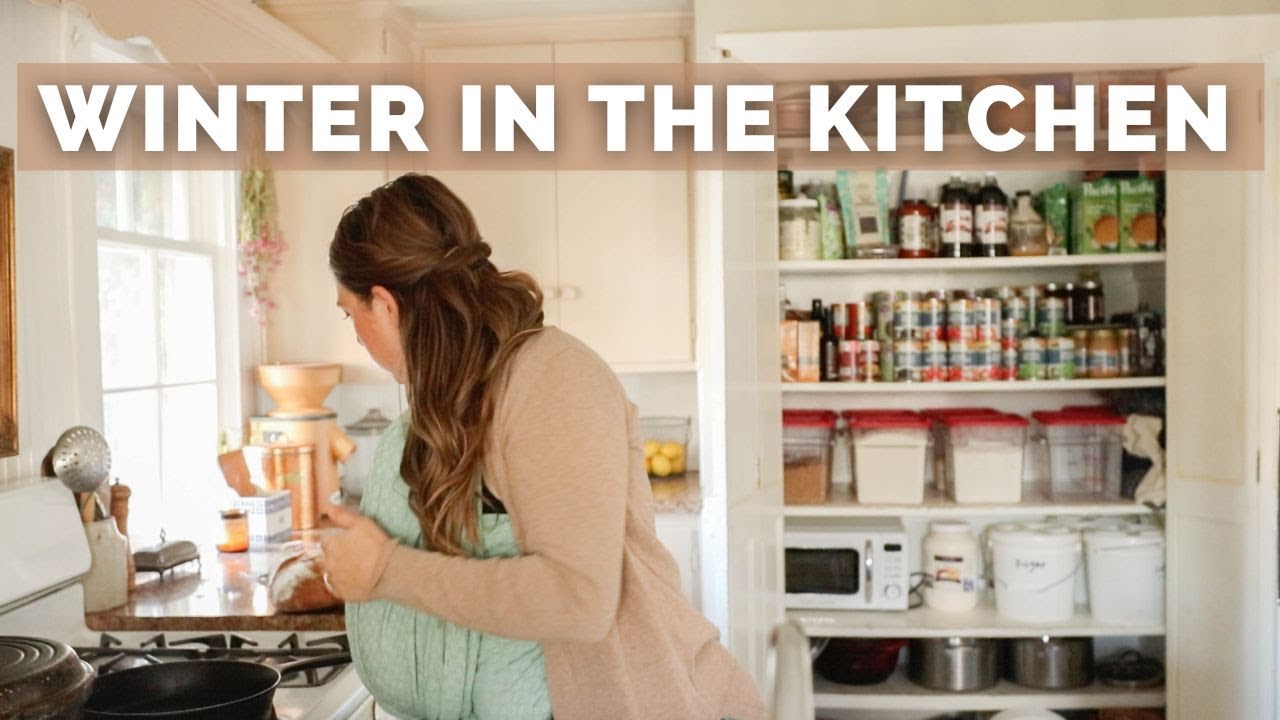 YouTube post by @FarmhouseonBoone for Thrive Market. Caption reads: Cooking from scratch for our family of 11.