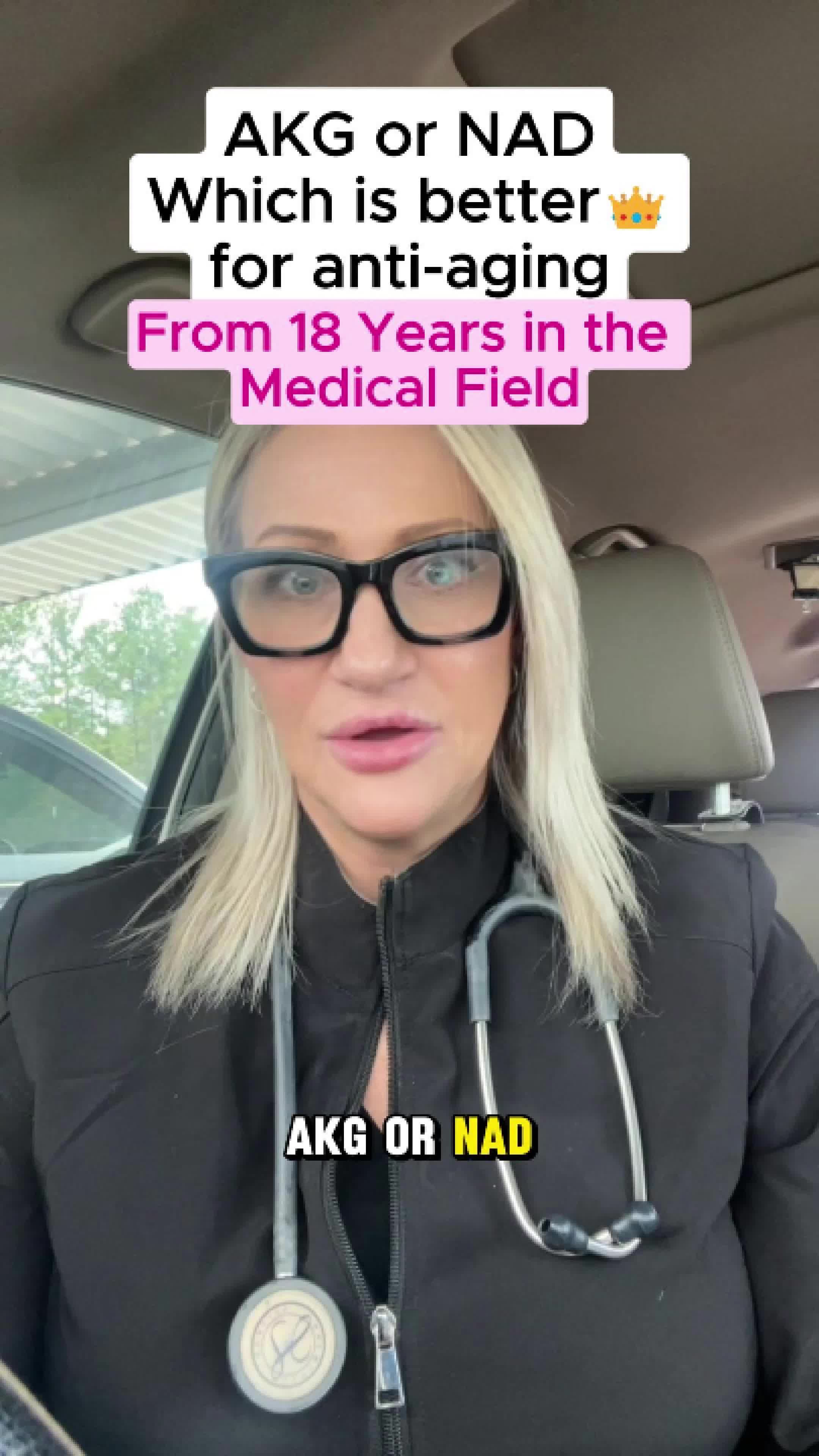 TikTok post by @sheiladmd for NatureNewborn. Caption reads: . @Naturenewborn #cellularhealth #nad #akg....