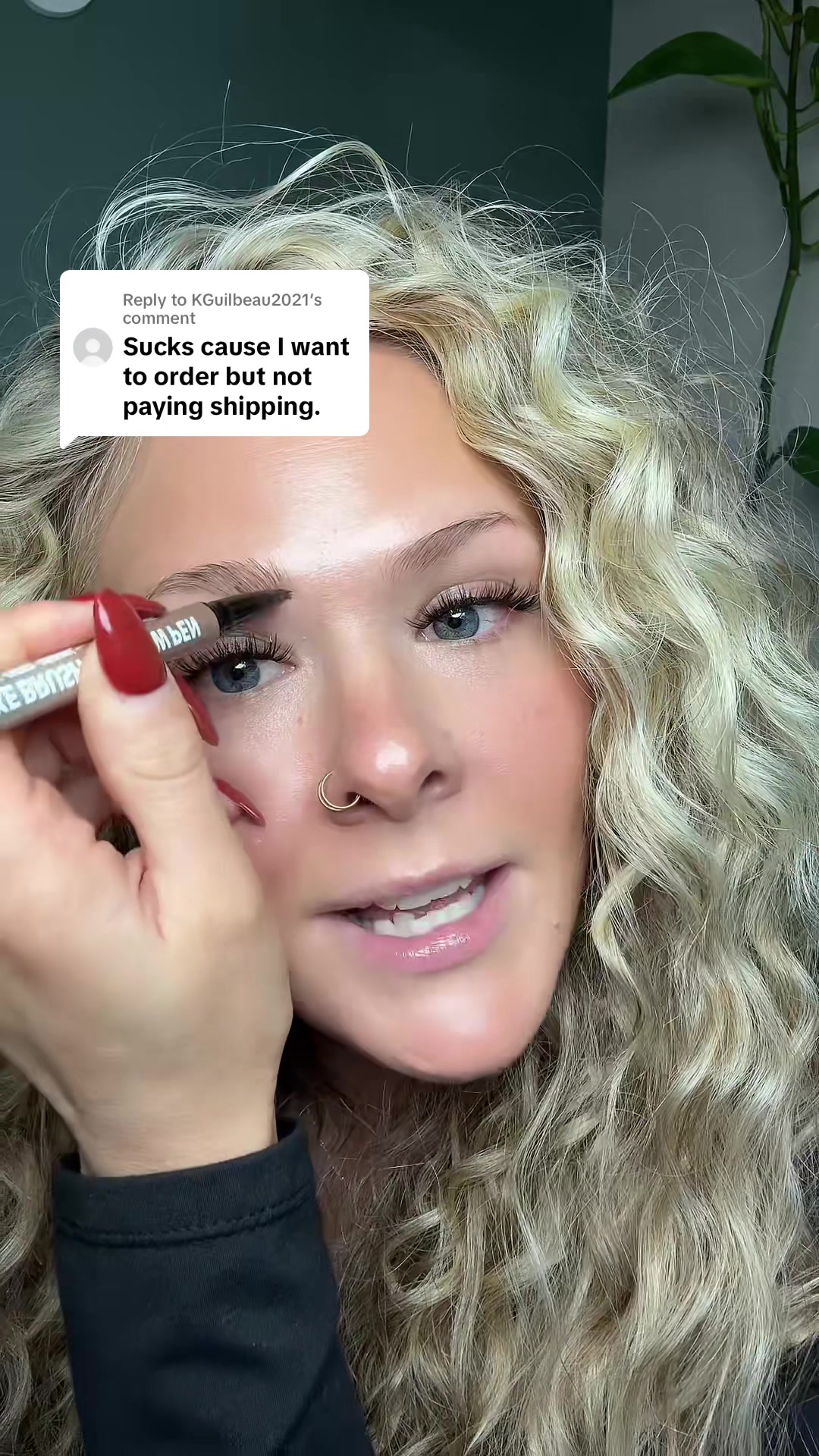 TikTok post by @jolioliolivertts for iMethodBeauty. Caption reads: Replying to @KGuilbeau2021 Imethod heard you!!🙌😆....