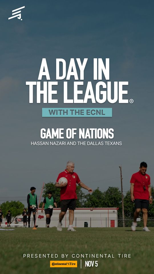 TikTok post by @the_ecnl for Continental Reifen. Caption reads: Iran’s World Cup group draw hits different for....