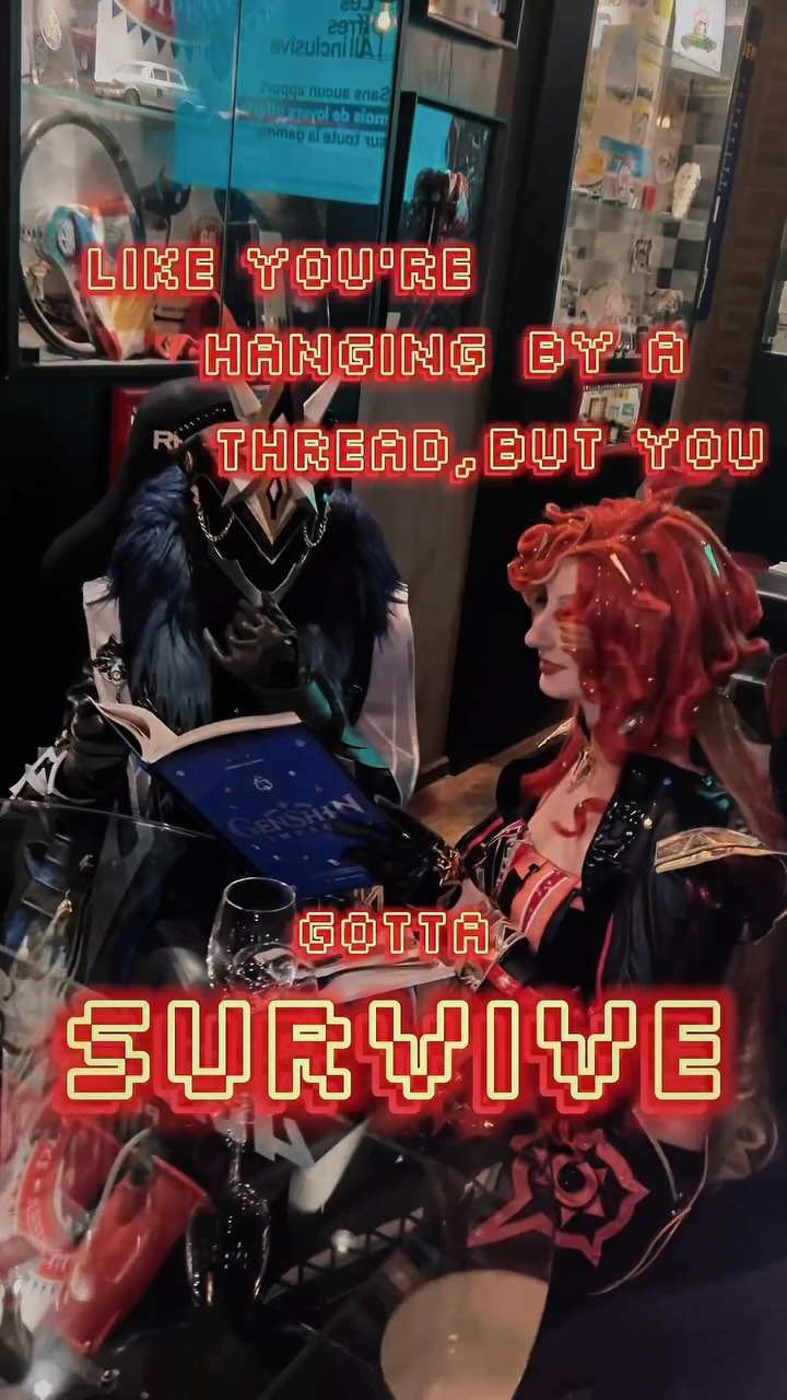 Instagram post by @chuu__cos__ for CosFun. Caption reads: Soon the end of Natlan, we are still fans of the....