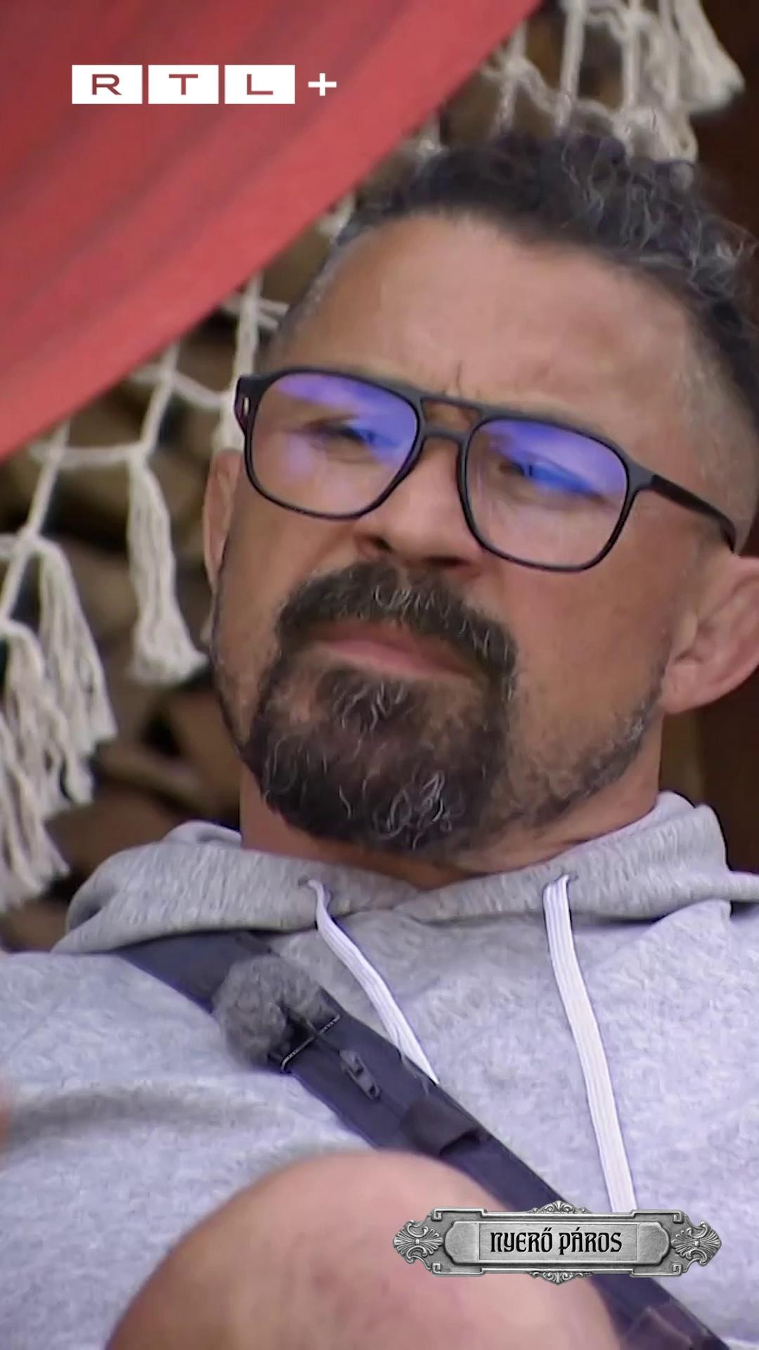 Instagram post by @nyeroparosofficial for RTL. Caption reads: 👁👁G.w..M és Bárdosi Sándor fél szemmel mindenkin....