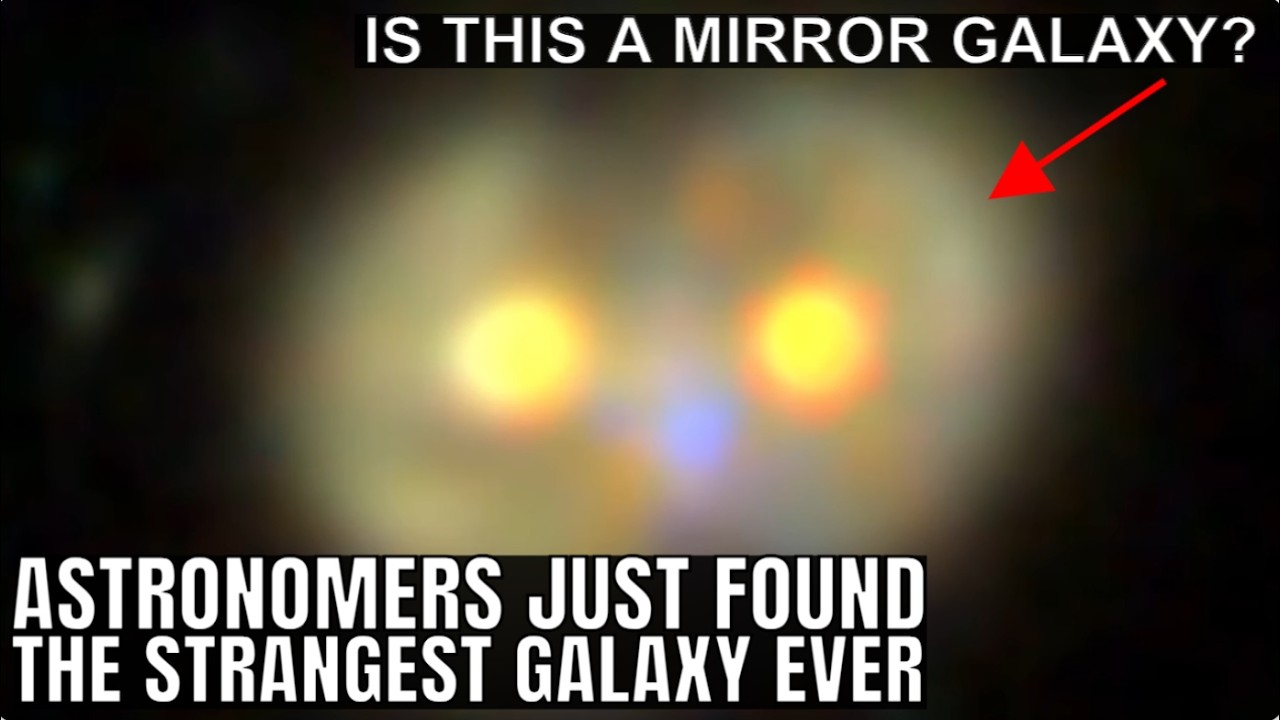 YouTube post by @whatdamath for Surfshark. Caption reads: This Galaxy Shouldn't Be Possible...Strange Shape....
