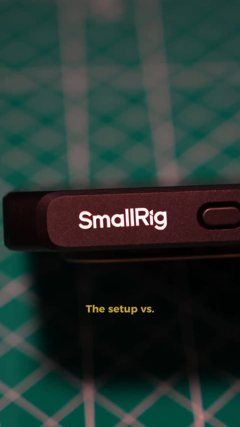 Instagram post by @crrcho for SmallRig. Caption reads: [...] my iphone17 with a new setup
Gear from....