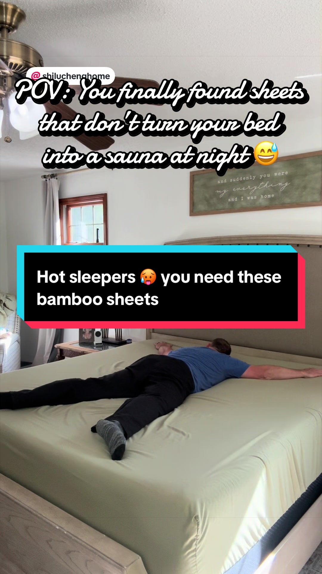 TikTok post by @ghall2400 for Shilucheng Home. Caption reads: [...] Grab yours before they sell out! @Shilucheng....