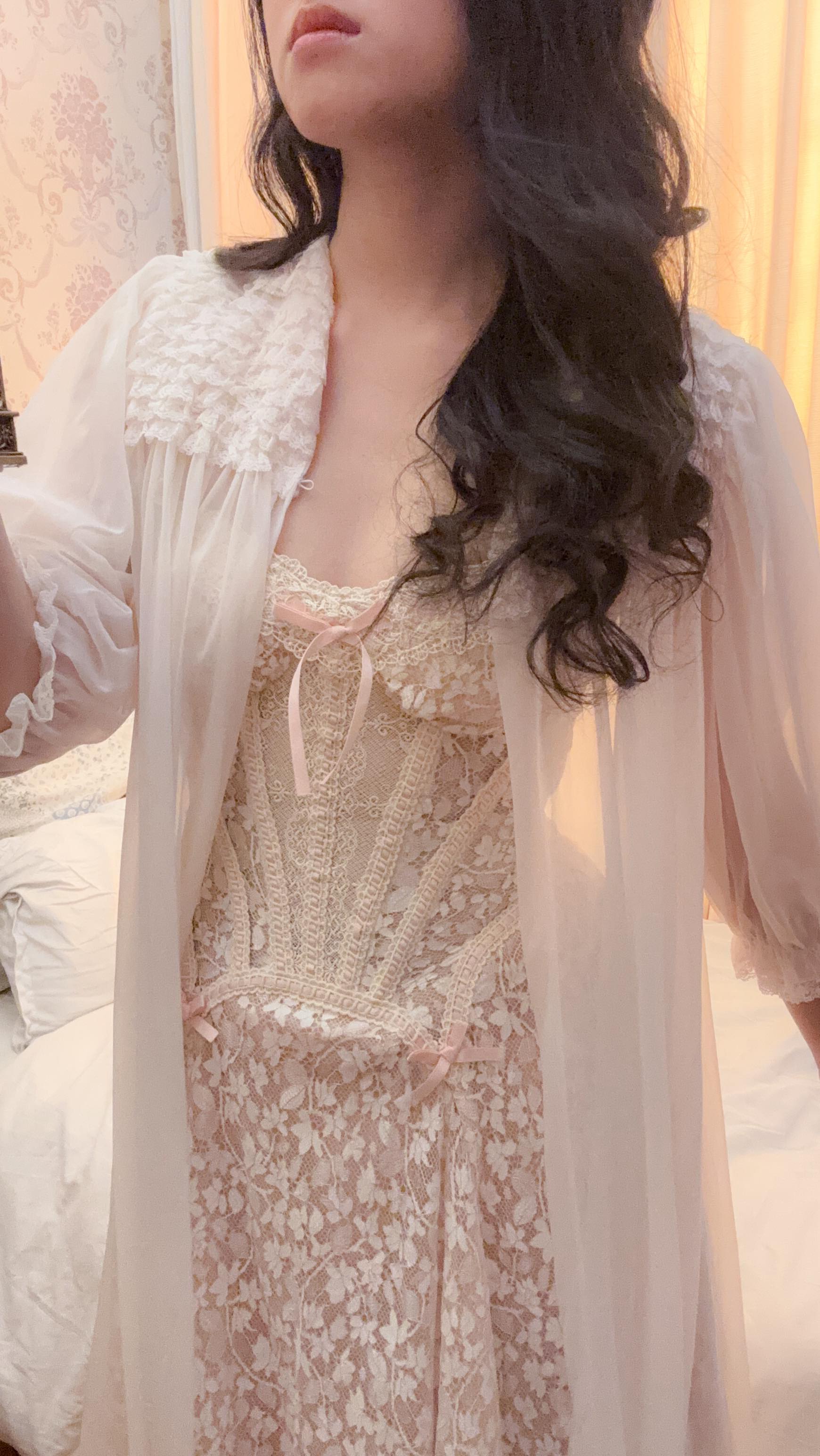 Instagram post by @softvintagedreams for LaceMade. Caption reads: [...] day 💗

Dress gifted by @lacemadeofficial ....