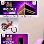 Instagram post by @yusramianoor for Daraz. Caption reads: Don't miss out on Daraz's 11.11 Big Friday Sale!....