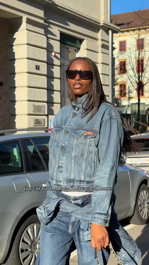 Instagram post by @by.regiina for Calvin Klein. Caption reads: Most of you know I live in Switzerland, but not....