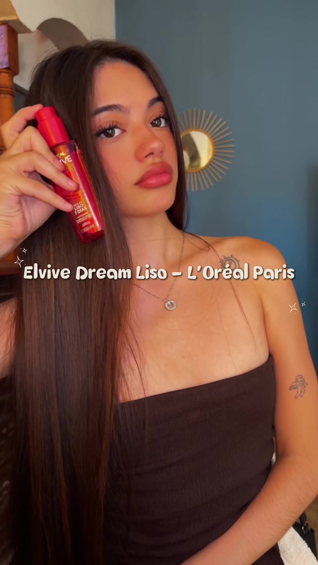 TikTok post by @asmragustina for ForMe Tips. Caption reads: Mi nuevo sérum favorito💘 #lacioapruebadetodofm....