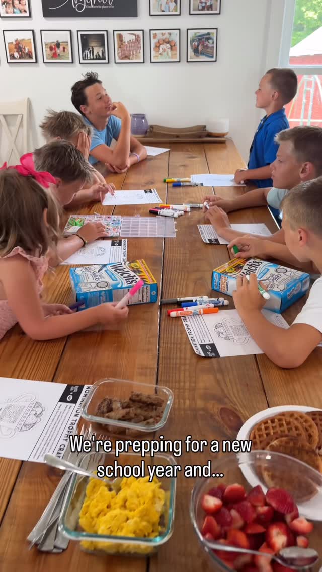Instagram post by @arielctyson for Crayola. Caption reads: We’re homeschooling again—but we’ve had some....