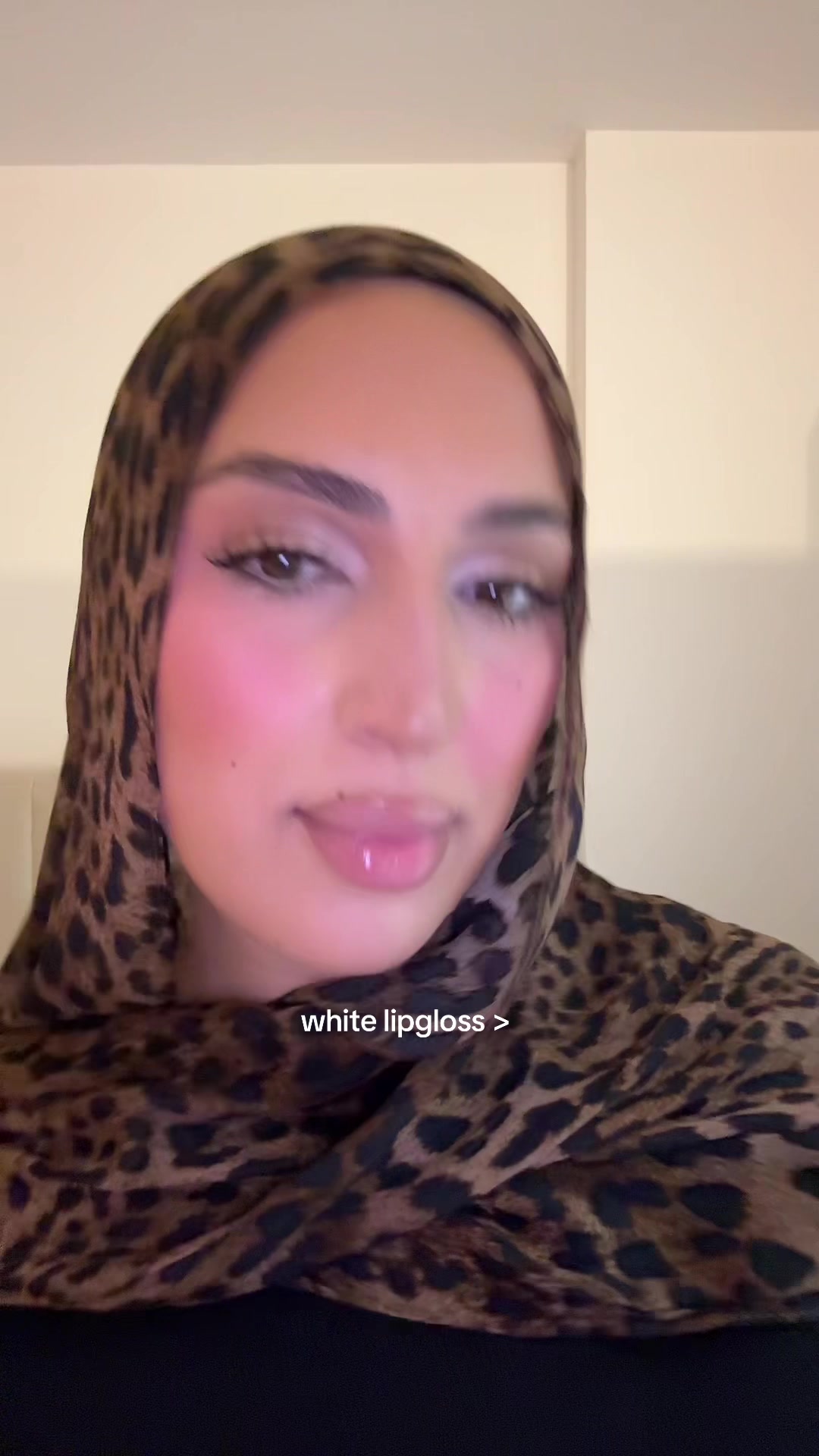 TikTok post by @fatimachabila for HNB Cosmetics. Caption reads: @HNB Cosmetics shade 11! the palest pink ever 😍🤪.