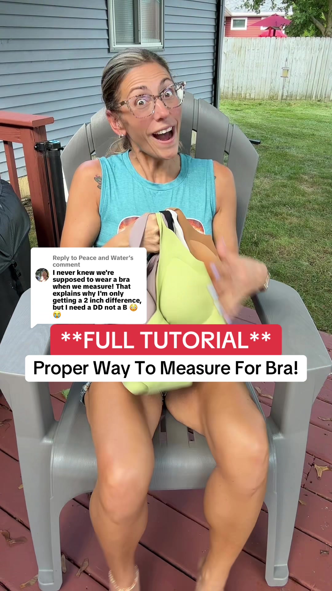 TikTok post by @joshandkristy for Soft Intention. Caption reads: [...] bra! Hope this helps! #bra #jellybra....