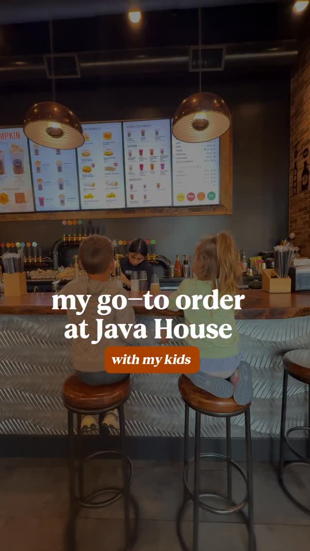 Instagram post by @keepingupincarmel for Java House. Caption reads: this order and everyone is a happy camper ♥️

this....