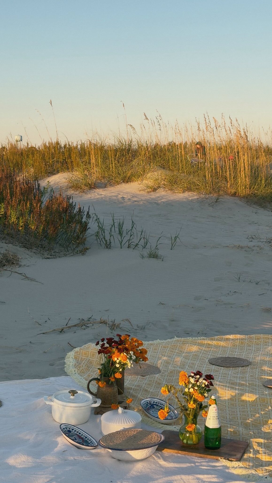 Instagram post by @erinv_carpenter for Bob's Red Mill. Caption reads: Hosted a dreamy Friendsgiving picnic with....