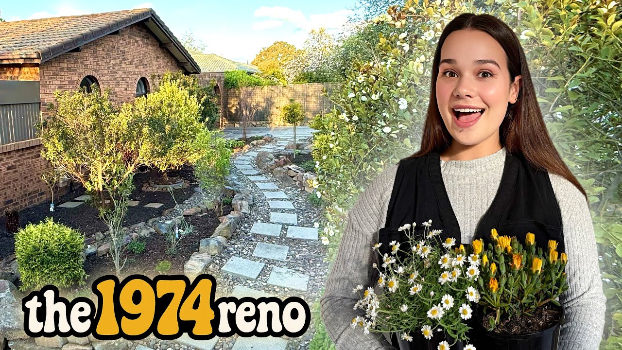 YouTube post by @SusieJTodd for Scentbird. Caption reads: The 1974 Reno | Front Garden MAKEOVER.
