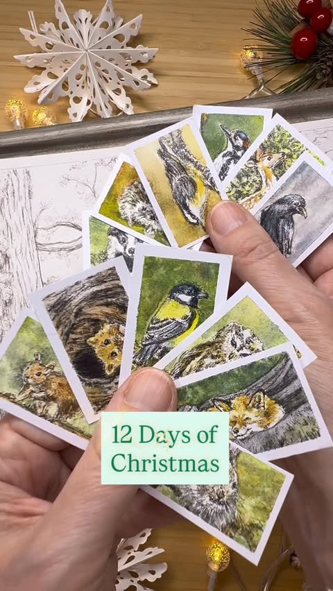 Instagram post by @lesliestroz for ぺんてる. Caption reads: Better than an advent calendar 🤍 . Let’s [...].