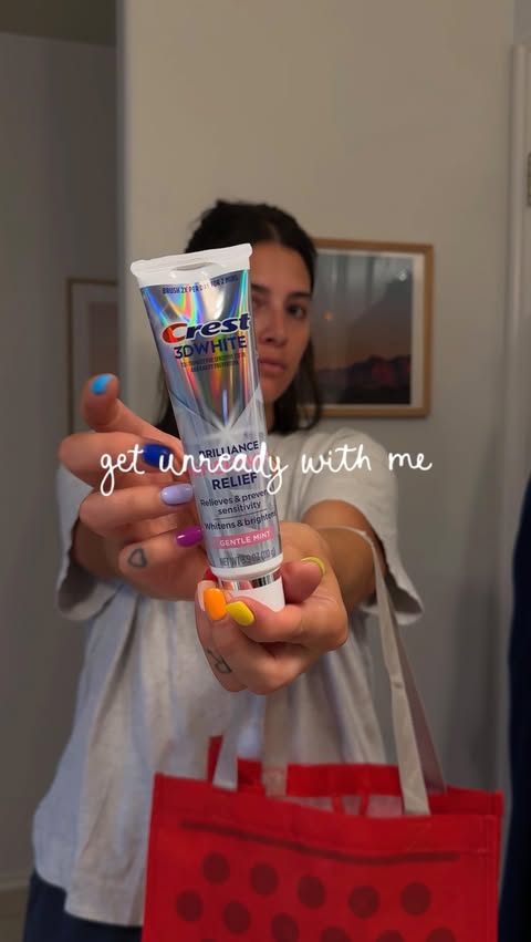 Instagram post by @rosiepiper_ for Crest. Caption reads: #CrestPartner an immediate add to cart when I....
