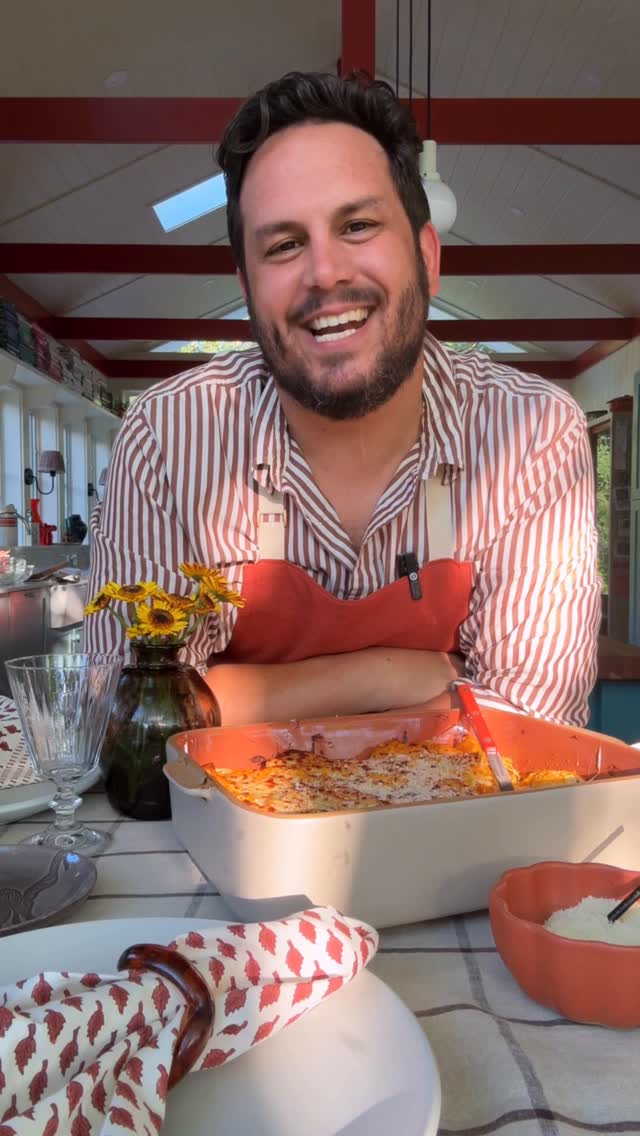 Instagram post by @grossypelosi for Crate and Barrel. Caption reads: #CratePartner My favorite time of year is here:....