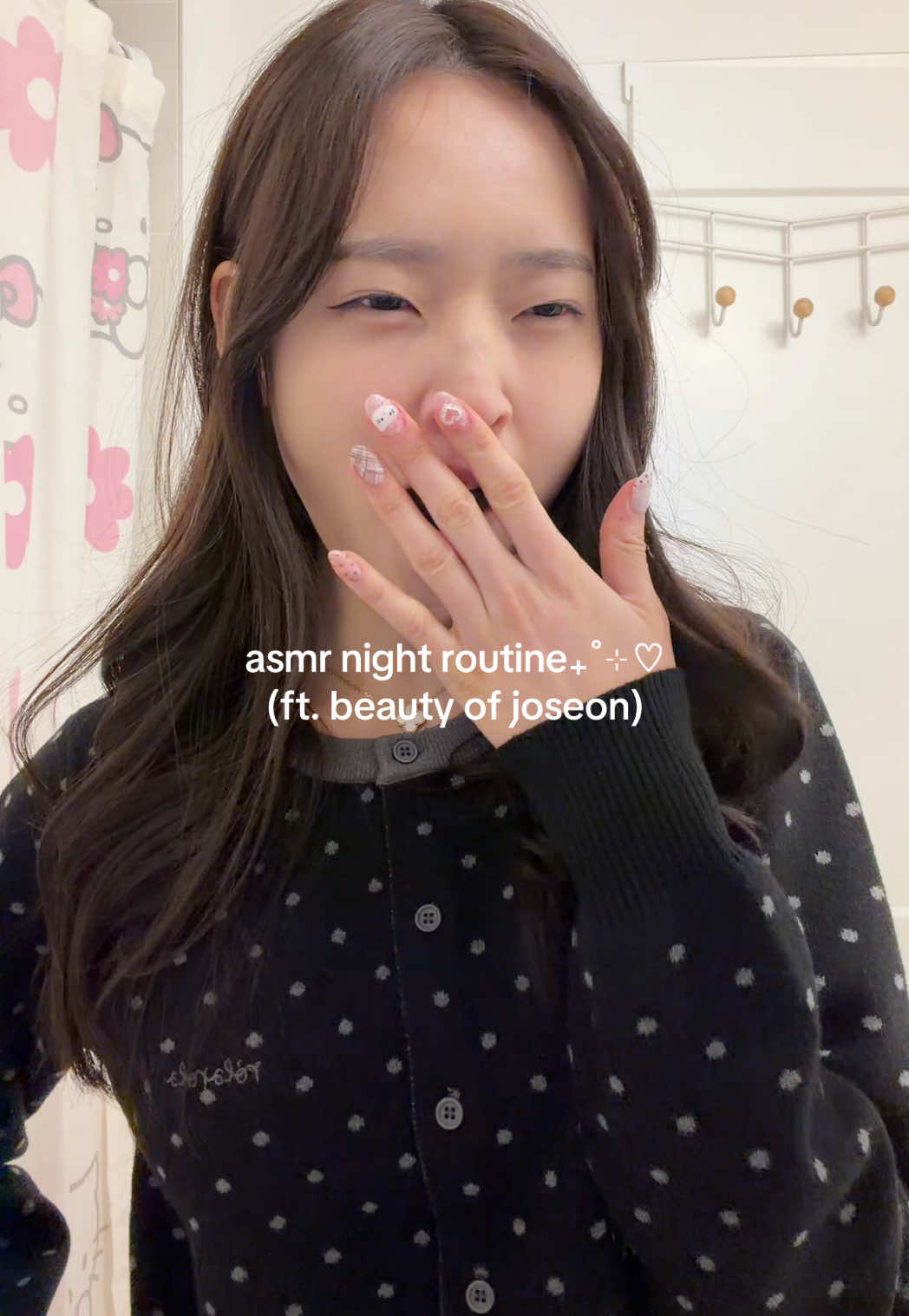 TikTok post by @tracyy_s for Beauty Of Joseon. Caption reads: asmr night routine with @Beauty of Joseon....